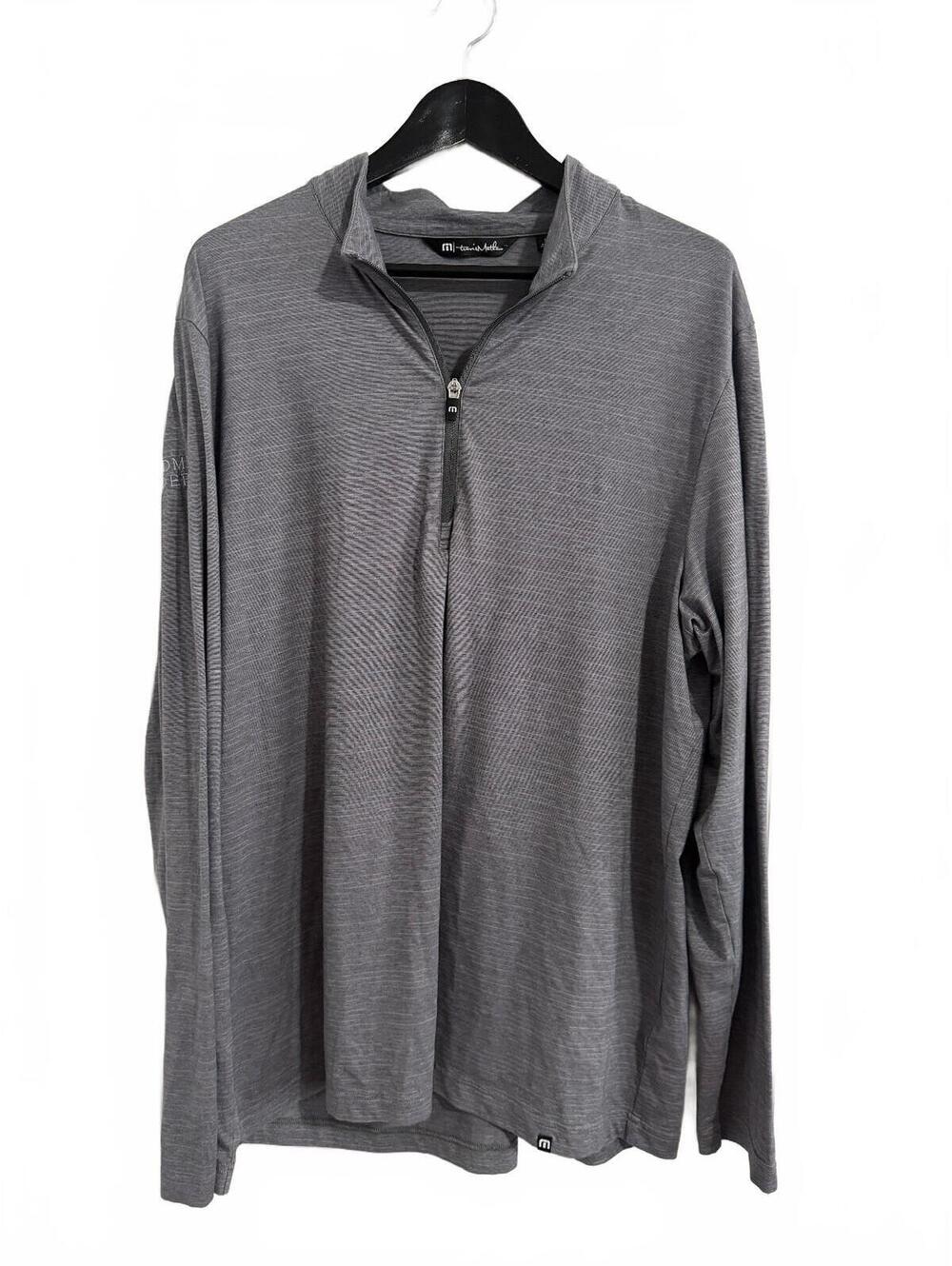Travis Mathew Gray 1/4-Zip Men's Size XL
